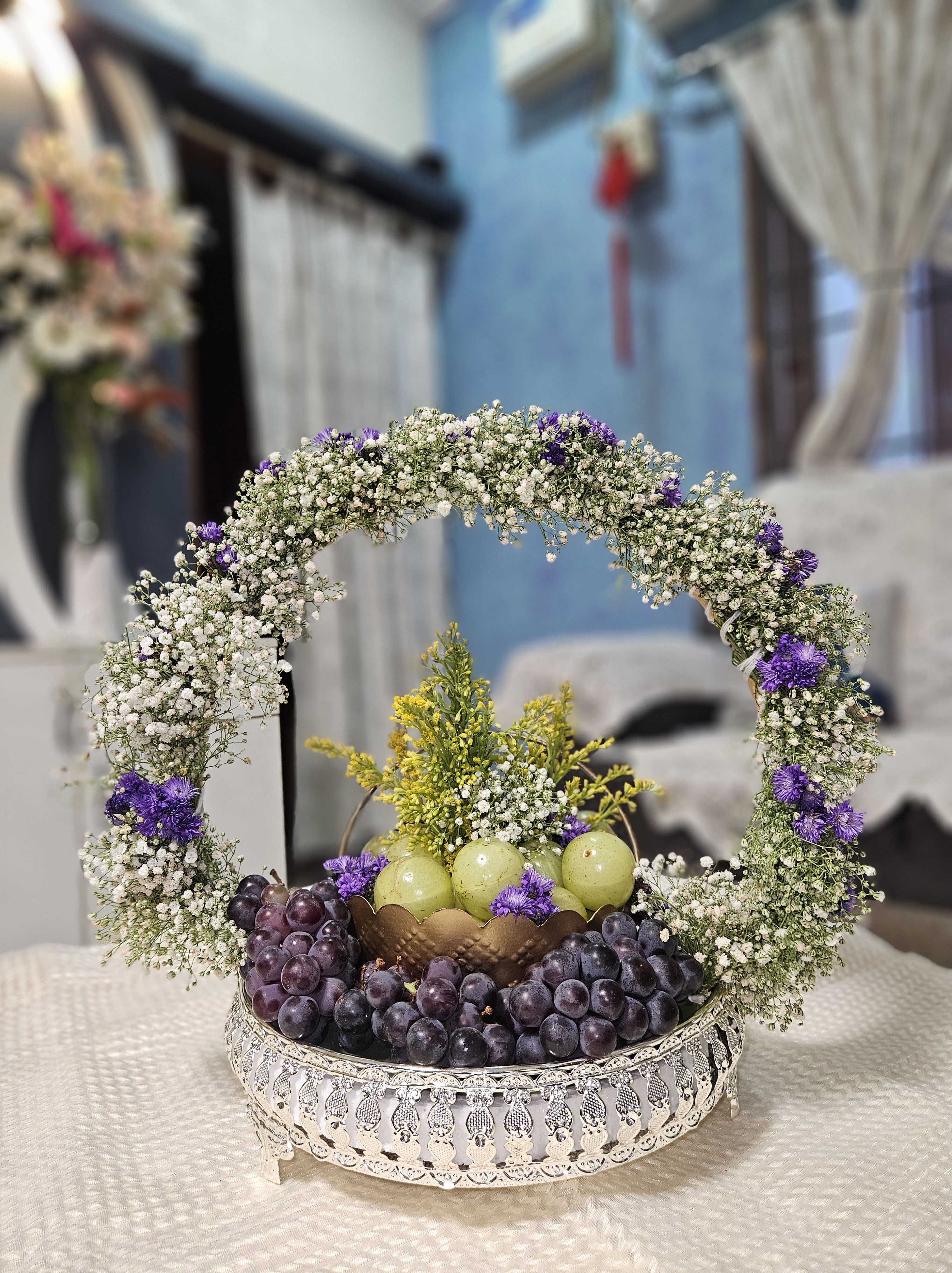 Fruit and flower decoration